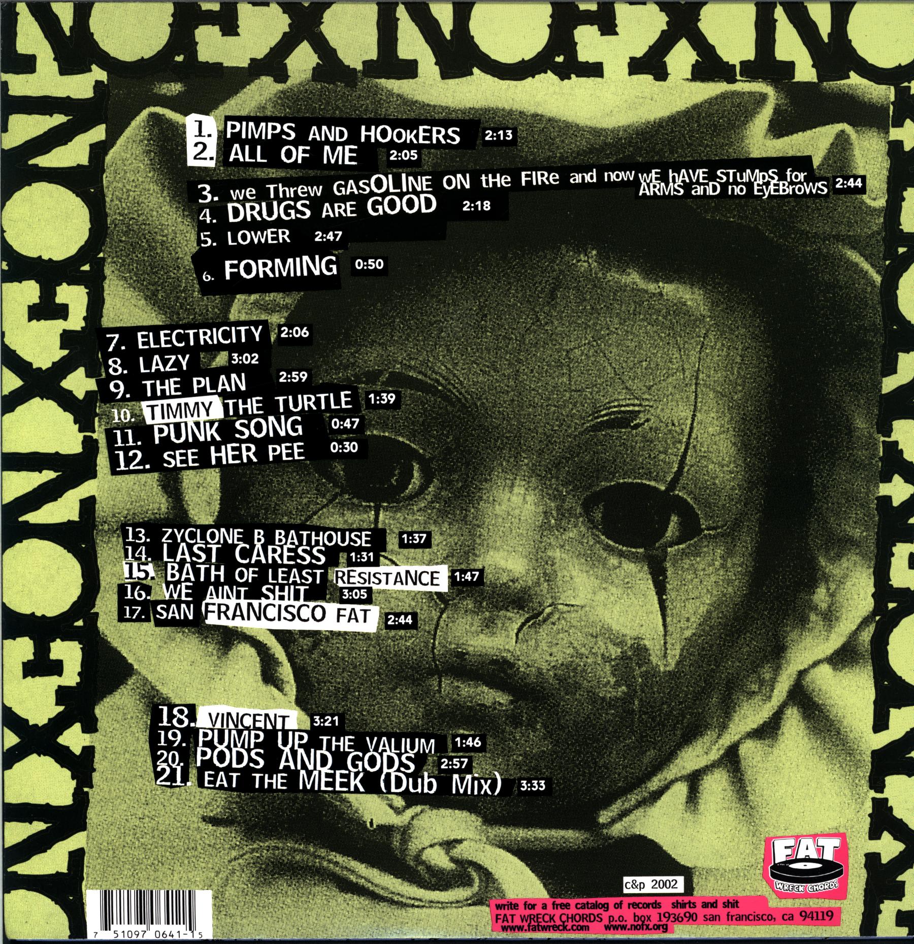 NOFX-22 Songs That Weren't Good Enough To Go On Our Other Records-LP Vinyl^-2 NOFX-22 Songs That Weren't Good Enough To Go On Our Other Records-LP Vinyl